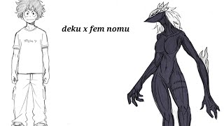 deku x fem nomu part 1 textingstory [upl. by Kaliski]