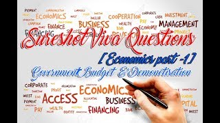 Demonetisation Sure shot Viva Questions Economics Part1 B [upl. by Llenwad364]