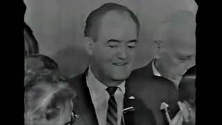 Aug 22 1964  Hubert Humphrey Remarks in Atlantic City [upl. by Small]