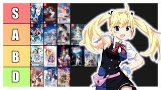 Ranking Every Switch Visual Novel Ive Played 90 VNs Tier List [upl. by Yoko]