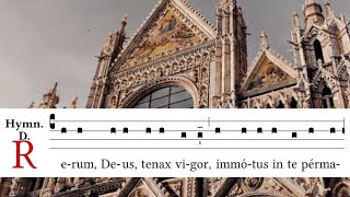 Rerum Deus tenax vigor None hymn Ferias throughout the year [upl. by Aidyn168]