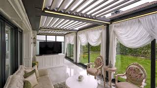 Palmiye Skyroof Prestige  elhúzható pergola [upl. by Outhe545]