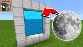 Craftsman How To Make a Portal To The MOON Dimension Craftsman Building Craft [upl. by Alidus653]