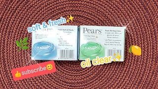 Pears Soap ReviewUnboxing Pears SoapPears Soap Soft amp Fresh🌿Pears Soap Oil Clear Glow🍋 [upl. by Atrice]