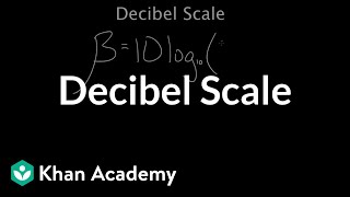 Decibel Scale  Mechanical waves and sound  Physics  Khan Academy [upl. by Bunde]