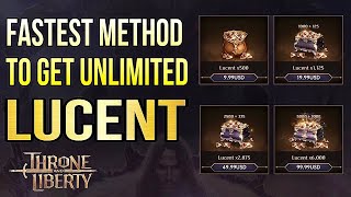 Throne and Liberty How to Get Unlimited Lucent Quickly for Free [upl. by Earaj]