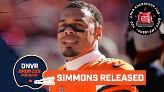 BREAKING NEWS Justin Simmons Released by Denver Broncos amp Sean Payton [upl. by Pass]