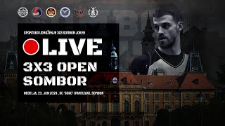 3X3 SOMBOR TURNIR  23062024 🔴LIVE [upl. by Bonnibelle]