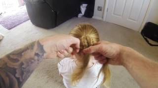 Dads Do Hair Doos  How to do an infinity plait [upl. by Lerner87]