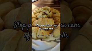 Homemade Crescent Rolls for the Holidays crescentrolls thanksgivingdinner dinnerrolls [upl. by Halland]