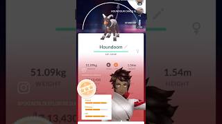 Mega Houndoom Raid Did you catch a shiny yet pokemon pogoraids pokemongo megaevolution [upl. by Pinkham452]