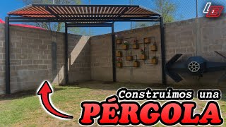 ⛩ Construimos una PÉRGOLA de metal con diseño de DIAMANTE 💎  Los Bestauradores [upl. by Riordan]