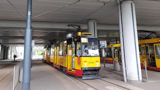 Konstal 105Na 13401339 🚊18 Tramwaje Warszawskie [upl. by Farland]