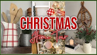 🎄 CHRISTMAS HOME TOUR 2024  Cozy Christmas Decor Ideas [upl. by Hermia868]