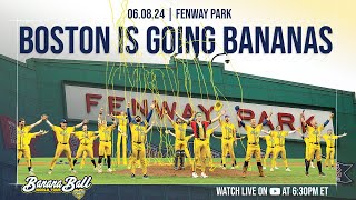 Savannah Bananas vs Party Animals at Fenway Park  Full Game [upl. by Leidgam]