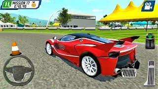 Kırmızı Yarış Arabası Park Etme Oyunu  Parking Masters Supercar Driver  Android Gameplay [upl. by Lasala]