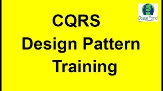 CQRS Design pattern training on Saturday and Sunday  CQRS and Mediator Patterns [upl. by Donielle375]