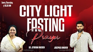 🔴CITY LIGHT PRAYER  08082024  DR JEYARANI ANDREW  JOSEPHUS ANDREW [upl. by Asenab343]