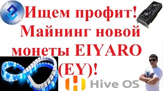 Ищем профит Майнинг новой монеты EIYARO EY [upl. by Achorn126]