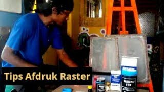 How to afdruk make raster screen printing [upl. by Jt]