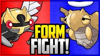 Ninjask vs Shedinja  Pokémon Form Fight Branched Evolution [upl. by Einahpet]