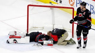 NHL Goalie Injuries [upl. by Myrna589]