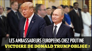 URGENT🚨 Poutine reçoit les ambassadeurs Européens après la victoire de Donald Trump ‼️ [upl. by Ecyal439]