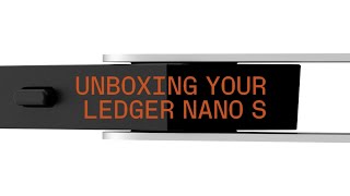 Ledger Nano S  Unboxing [upl. by Aubree]