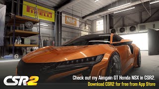 【CSR2】Aimgain GT NSX shift amp tune for 10443 [upl. by Akinyt442]