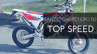 TOP SPEED FANTIC CABALLERO 50 2015  GOPRO [upl. by Coryden]