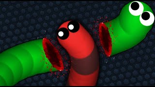 Slitherio 1 Hacker Troll Snake vs Giant Snakes Epic Slitherio Gameplay [upl. by Lipfert]