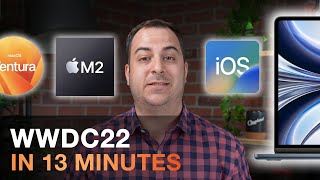 WWDC 2022 Recap in 13 Minutes  Everything Apple Announced [upl. by Eidassac458]