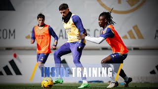 Focused and ready for Sevilla  Real Madrid City [upl. by Seigel]