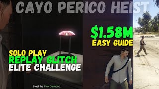 EASY CAYO PERICO HEIST SOLO GUIDE WITH REPLAY TRICK  FOR BEGINNERS [upl. by Suiravaj]