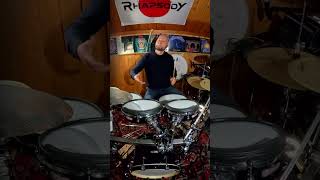 Double Stroke Drum Exercise Lesson amp Tutorial drums shortsvideo short shorts [upl. by Arraeit]