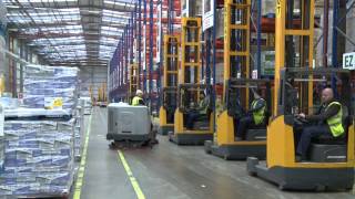 Christmas timelapse Tesco Daventry grocery distribution centre [upl. by Stephenson763]