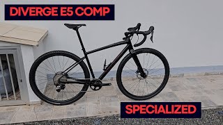 Specialized DIVERGE E5 Comp  Minha nova GRAVEL [upl. by Yaron860]