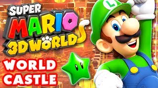 Super Mario 3D World  World Castle 100 Nintendo Wii U Gameplay Walkthrough [upl. by Yht]