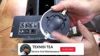 MENGGANTI VOICE COIL TWEETER SPEAKER AKTIF BEHRINGER TYPE B215D [upl. by Enutrof]