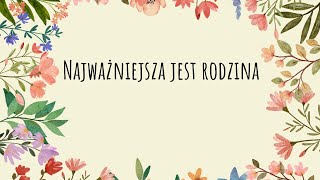 NAJWAŻNIEJSZA JEST RODZINA  nowa piosenka na Dzień Mamy i Taty  Trelikowo  Piosenki dla dzieci [upl. by Netsyrc357]