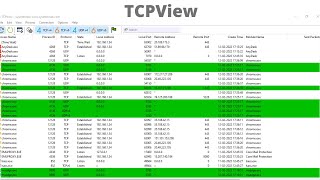 TCPView for Windows  Sysinternals tcpview windows Microsoft [upl. by Ellynad]