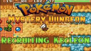 Pokemon Mystery Dungeon  Recruiting Kecleon [upl. by Kliman]