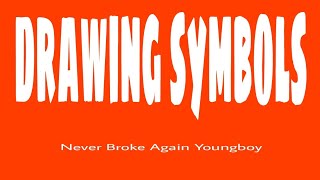 Nba YoungboyDrawing Symbols official lyricsquotNBAYoungboyLyrics DrawingSymbols MusicVideoArt [upl. by Wiencke883]