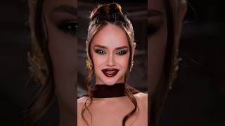 inst darinamiow 🖤 makeup beautycreator beautyartist makeuptransformation makeuptutorial [upl. by Hesta]