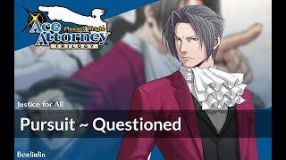 Pursuit  Questioned  Ace Attorney Trilogy  Arranged Soundtrack [upl. by Zysk]