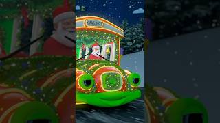 Wheels On the Bus Christmas babysongs kidsmusic cartoon trending singalong shorts xmas [upl. by Yramanna]