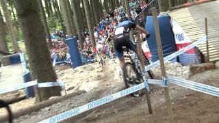 Tanja Zakelj on the UCI MTB World Cup in Nove Mesto 2014 [upl. by Behka]