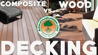 Composite vs Wood Decking [upl. by Lipp]