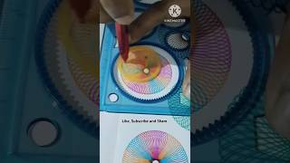 Two spirograph designs  spirograph cyclex shortvideo spirograph youtubeshorts magicruler art [upl. by Brott548]