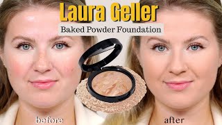 Laura Geller Baked Foundation Review amp Wear Test [upl. by Etteluap]